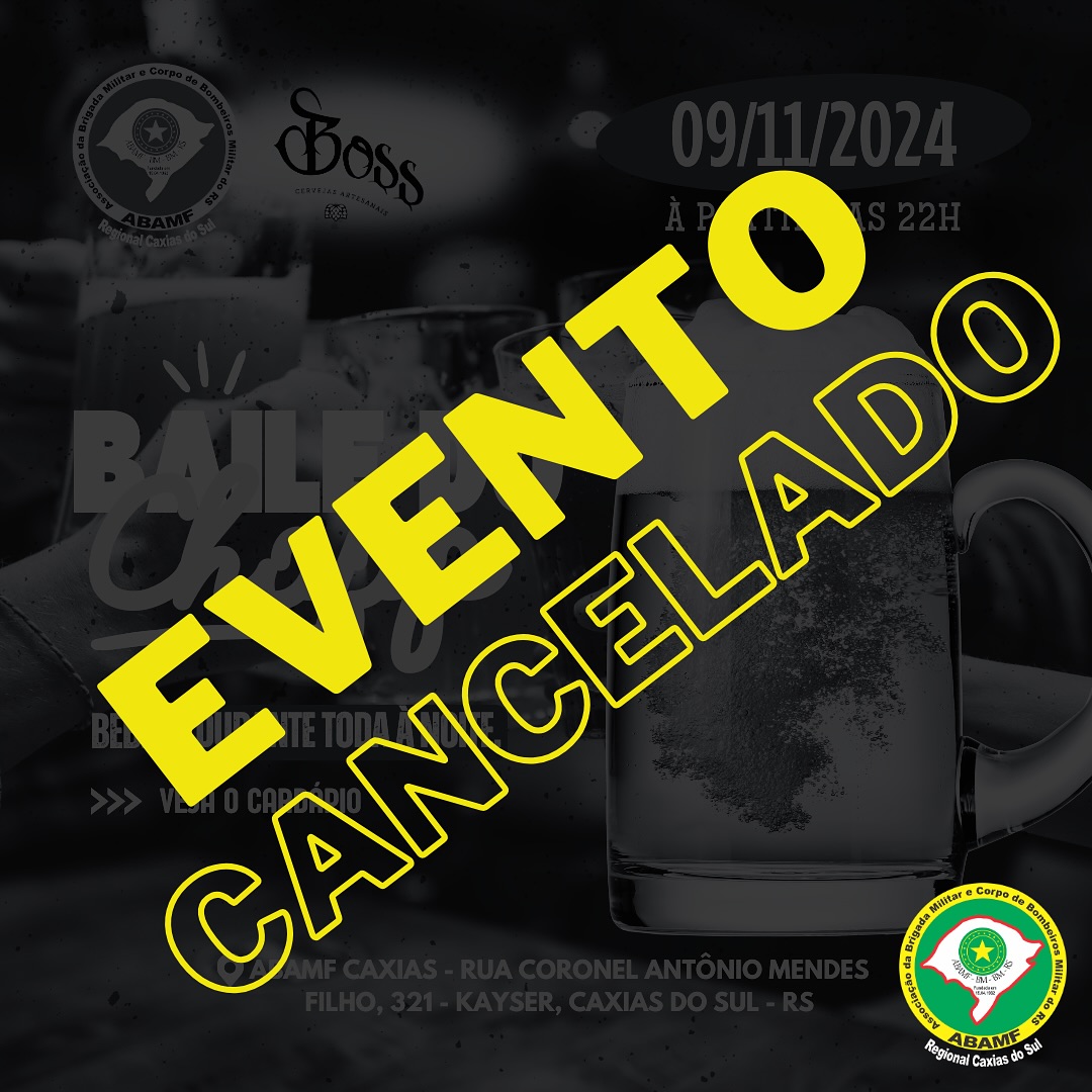 Evento Cancelado -  Baile do Chopp