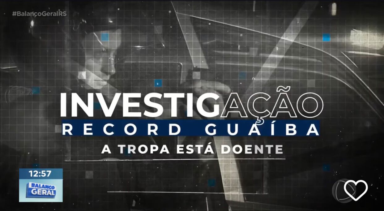 Em entrevista à Rede Record, Presidente Maico Volz aponta Governador Eduardo Leite como o maior responsável pelos transtornos de saúde mental na Brigada Militar.