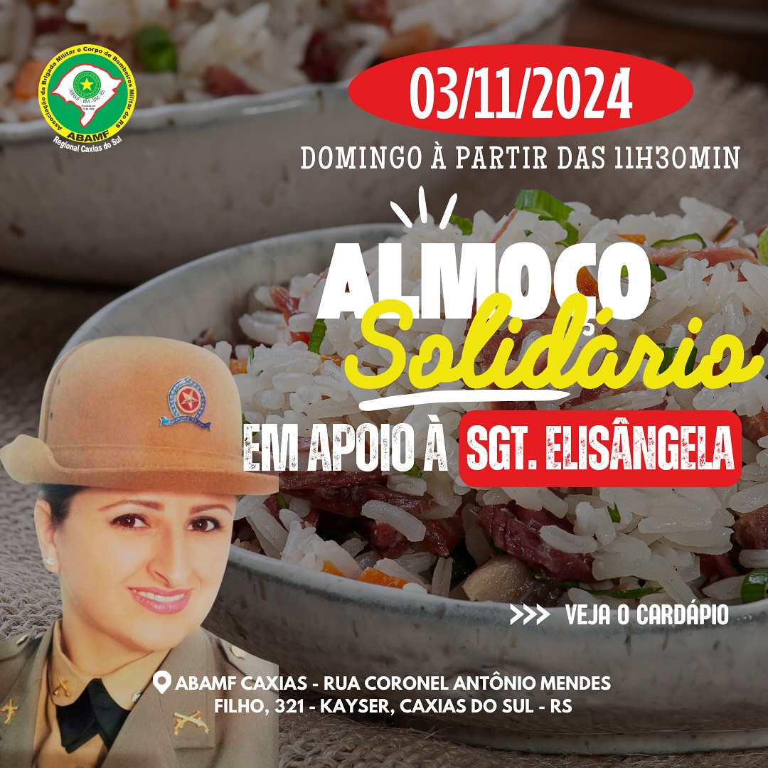 Almoço em Apoio à Sgt. Elisângela