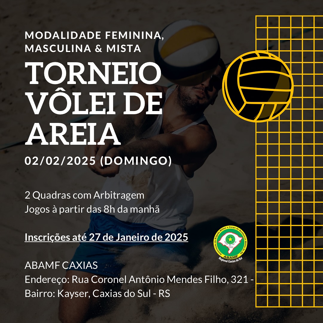 Torneio de Vôlei de Areia da ABAMF Caxias