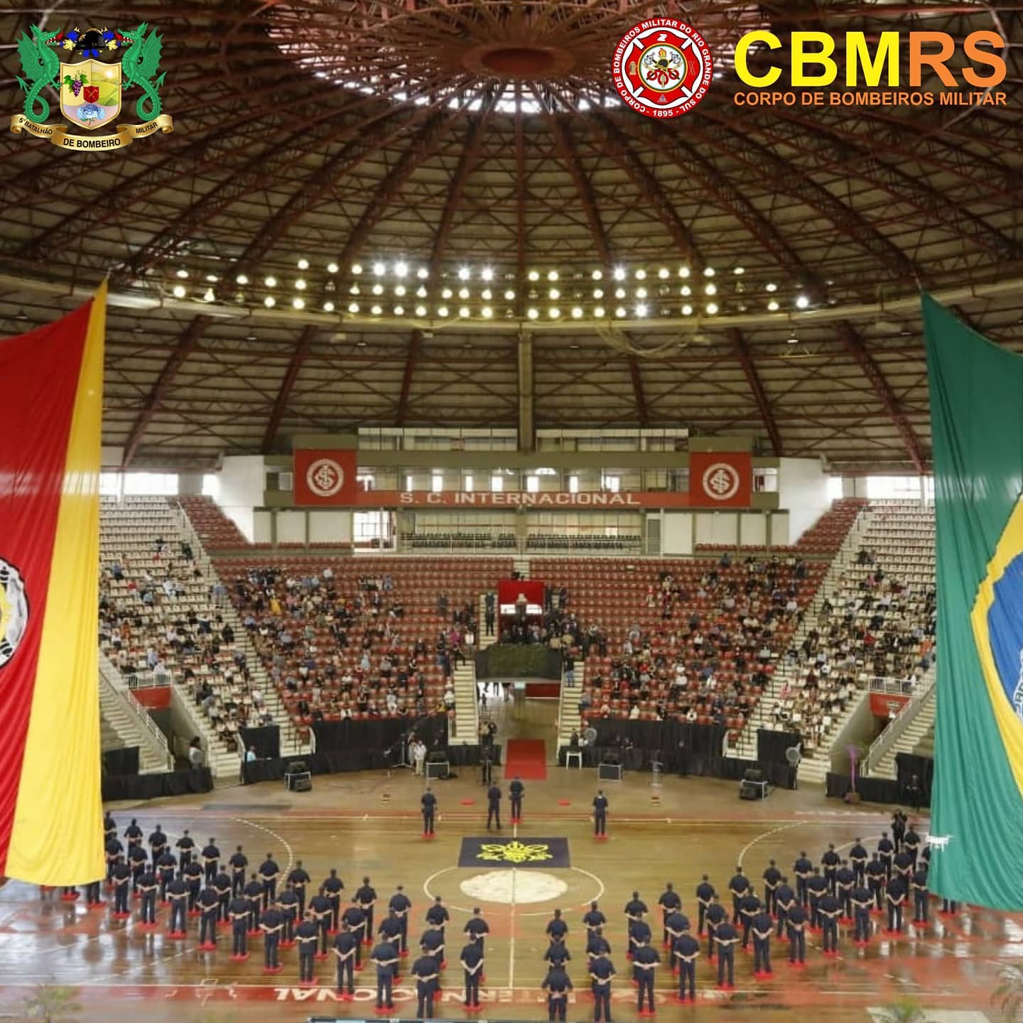 O Corpo de Bombeiros Militar do Rio Grande do Sul - CBMRS -  realizou a formatura de 22 novos Soldados
