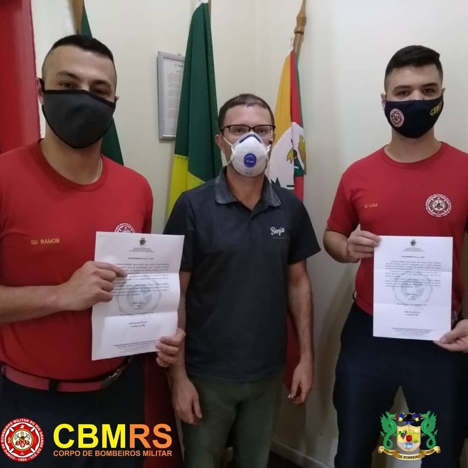 O Corpo de Bombeiros Militar do Rio Grande do Sul - CBMRS - recebeu votos de Congratulações da Câmara Municipal de Vereadores